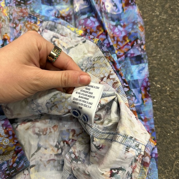 Robert Graham Multicolored Button Down Long Sleeve Shirt Mens Small - Picture 9 of 10